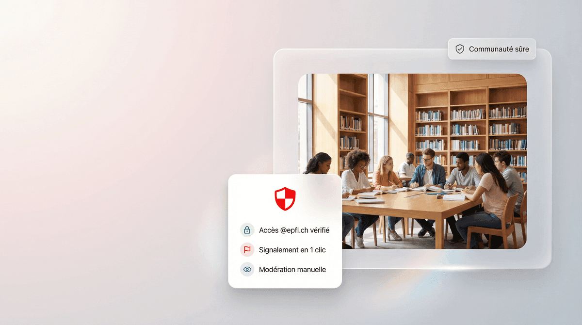 Accès vérifié, signalement et modération