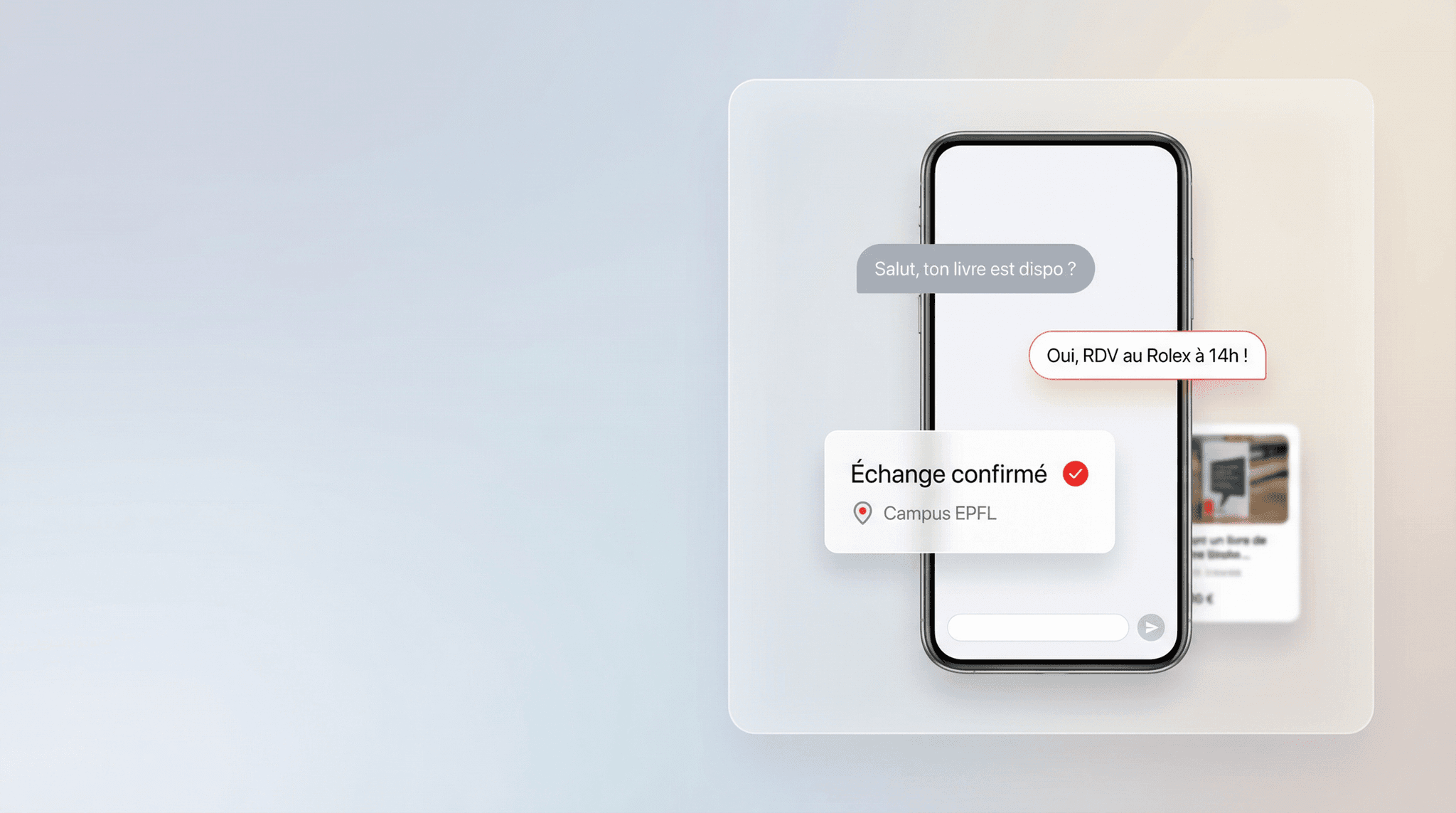 Échanges de livres sur le campus EPFL